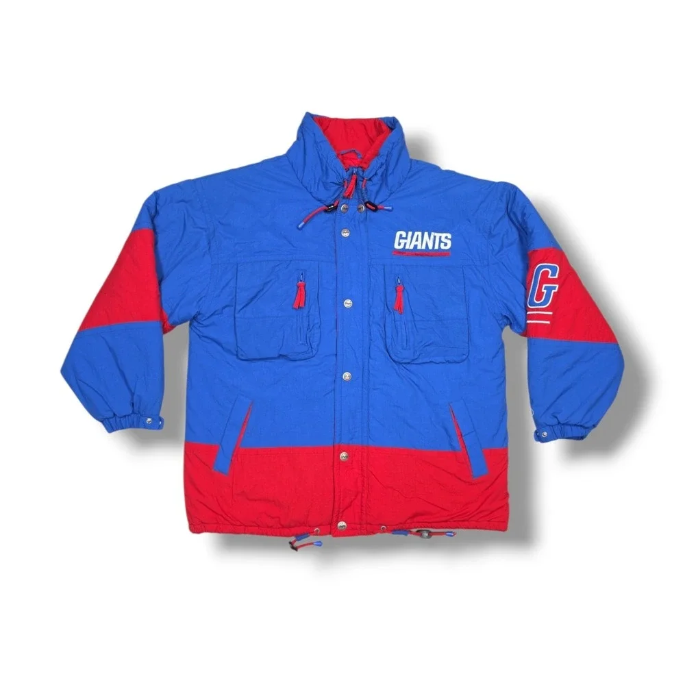 Vintage Mirage Classic Team Collection New York Giants Blue/Red Jacket Men's XL
